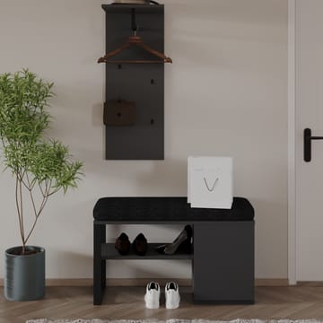 Uniqo Hallställsset 35x90x35 cm - Antracit - Möbler - Vardagsrum - Stolar & sittmöbler - Sittbänk