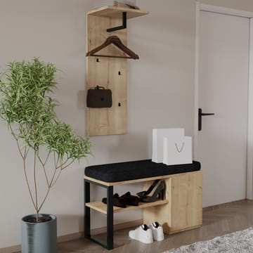 Uniqo Hallställsset 35x90x35 cm - Sapphire Oak - Möbler - Vardagsrum - Stolar & sittmöbler - Sittbänk