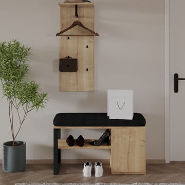 Uniqo Hallställsset 35x90x35 cm - Sapphire Oak - Möbler - Vardagsrum - Stolar & sittmöbler - Sittbänk