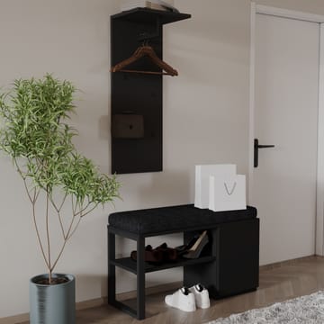 Uniqo Hallställsset 35x90x35 cm - Svart - Möbler - Vardagsrum - Stolar & sittmöbler - Sittbänk