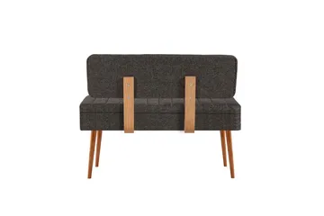 Valsot Sittbänk 110 cm - Natur/Antracit - Möbler - Vardagsrum - Stolar & sittmöbler - Sittbänk - Bänk med ryggstöd