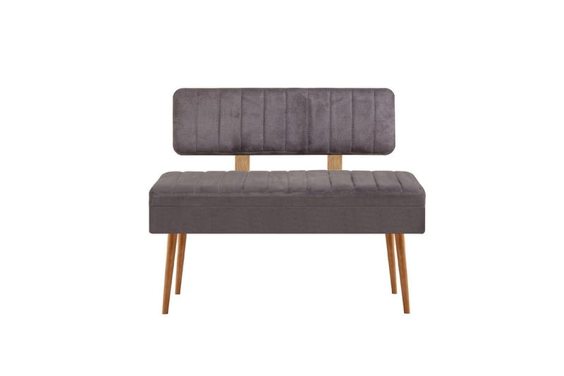 Valsot Sittbänk 110 cm - Natur/Antracit - Möbler - Vardagsrum - Stolar & sittmöbler - Sittbänk - Bänk med ryggstöd