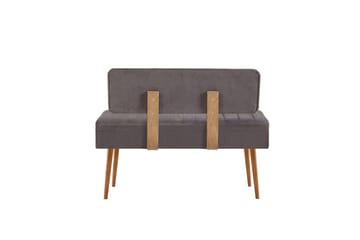 Valsot Sittbänk 110 cm - Natur/Antracit - Möbler - Vardagsrum - Stolar & sittmöbler - Sittbänk - Bänk med ryggstöd