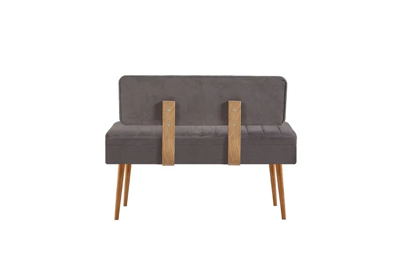 Valsot Sittbänk 110 cm - Natur/Antracit - Möbler - Vardagsrum - Stolar & sittmöbler - Sittbänk - Bänk med ryggstöd