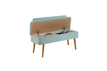 Valsot Sittbänk 110 cm - Natur/Grön - Möbler - Vardagsrum - Stolar & sittmöbler - Sittbänk - Bänk med ryggstöd