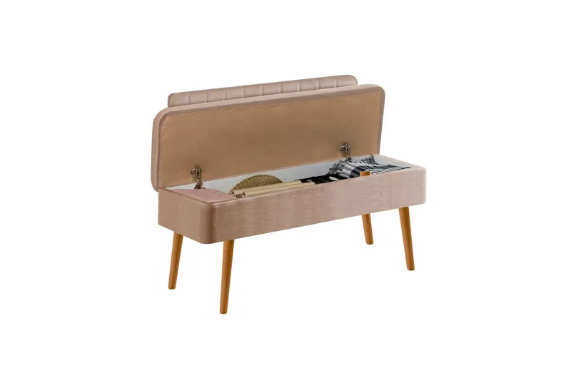 Valsot Sittbänk 110 cm - Natur/Sten - Möbler - Vardagsrum - Stolar & sittmöbler - Sittbänk - Bänk med ryggstöd