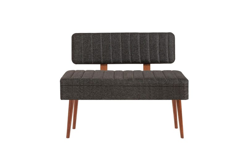 Valsot Sittbänk 110 cm - Valnöt/Antracit - Möbler - Vardagsrum - Stolar & sittmöbler - Sittbänk