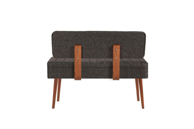 Valsot Sittbänk 110 cm - Valnöt/Antracit - Möbler - Vardagsrum - Stolar & sittmöbler - Sittbänk