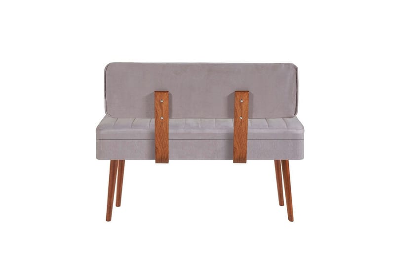 Valsot Sittbänk 110 cm - Valnöt/Grå - Möbler - Vardagsrum - Stolar & sittmöbler - Sittbänk