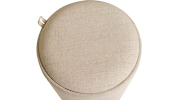 Velmira Puff 2 delar 39 cm Rund - Beige - Möbler - Vardagsrum - Stolar & sittmöbler - Sittpuff
