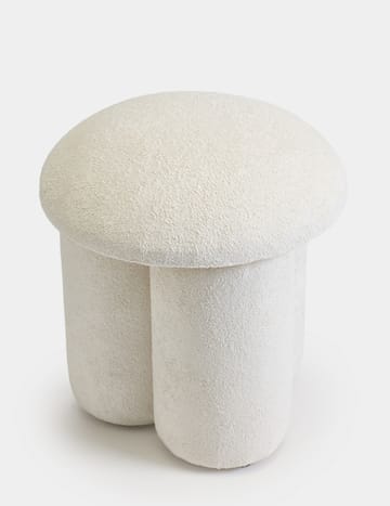 Vynor Sittpuff 45 cm Rund - Vit - Möbler - Vardagsrum - Stolar & sittmöbler - Sittpuff