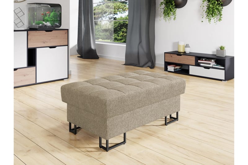 Warwick Sittpuff - Beige - Möbler - Vardagsrum - Stolar & sittmöbler - Sittpuff