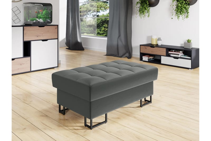 Warwick Sittpuff - Grå - Möbler - Vardagsrum - Stolar & sittmöbler - Sittpuff