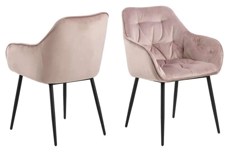 Zabinka Karmstol - Rosa - Möbler - Vardagsrum - Stolar & sittmöbler - Karmstolar