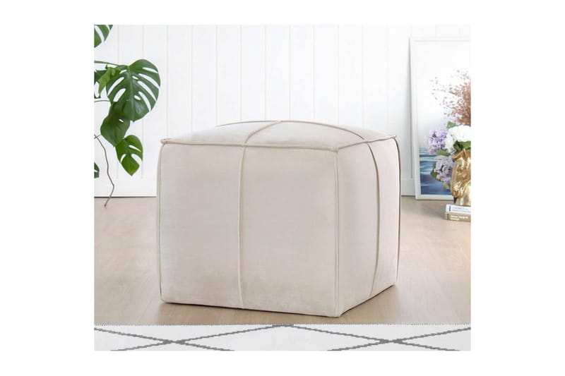 Zyra Sittpuff Utomhus 52 cm - Cream - Möbler - Vardagsrum - Stolar & sittmöbler - Sittpuff