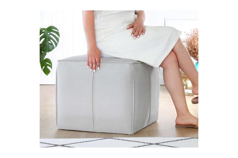 Zyra Sittpuff Utomhus 52 cm - Grå - Möbler - Vardagsrum - Stolar & sittmöbler - Sittpuff