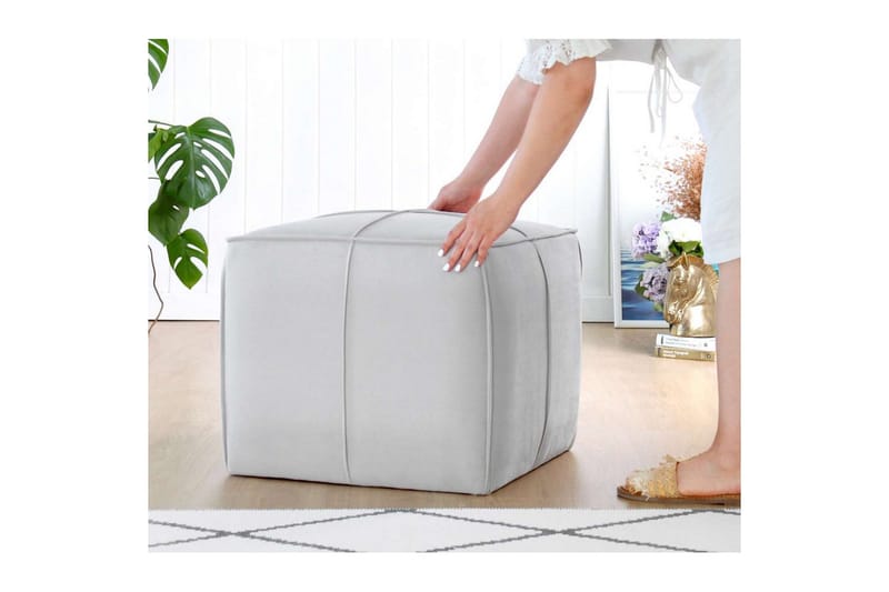Zyra Sittpuff Utomhus 52 cm - Grå - Möbler - Vardagsrum - Stolar & sittmöbler - Sittpuff