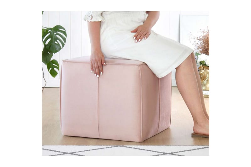 Zyra Sittpuff Utomhus 52 cm - Rosa - Möbler - Vardagsrum - Stolar & sittmöbler - Sittpuff