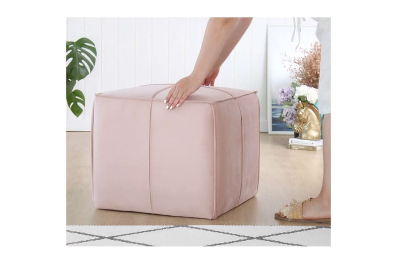 Zyra Sittpuff Utomhus 52 cm - Rosa - Möbler - Vardagsrum - Stolar & sittmöbler - Sittpuff