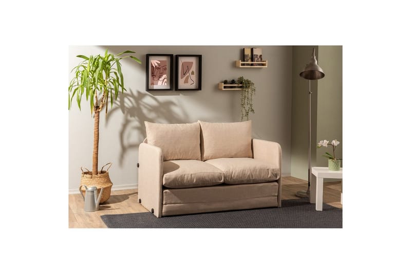 Sufian Bäddsoffa 2-sits - Beige - Möbler - Vardagsrum - Bäddsoffor