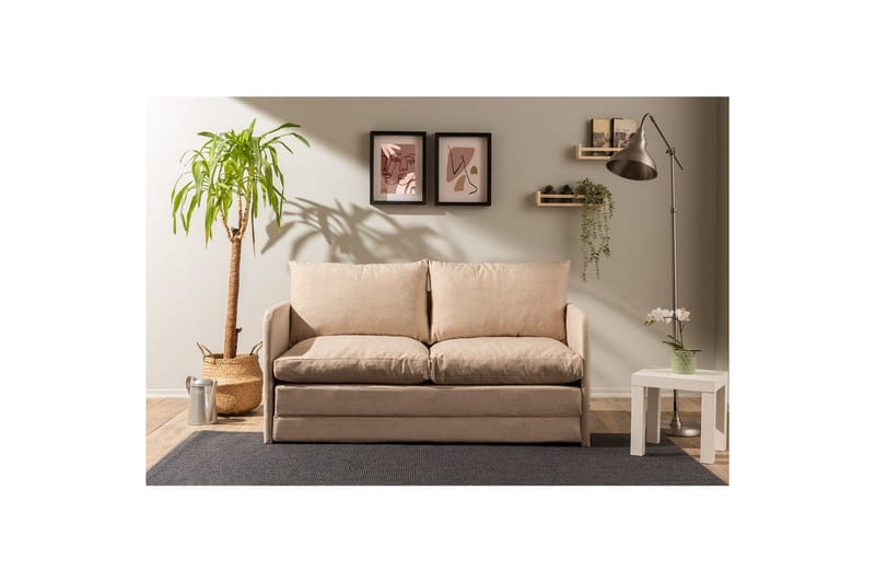 Sufian Bäddsoffa 2-sits - Beige - Möbler - Vardagsrum - Bäddsoffor