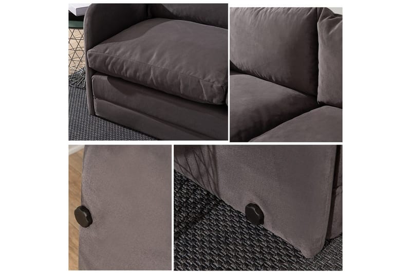 Sufian Bäddsoffa 2-sits - Ljusgrå - Möbler - Vardagsrum - Bäddsoffor