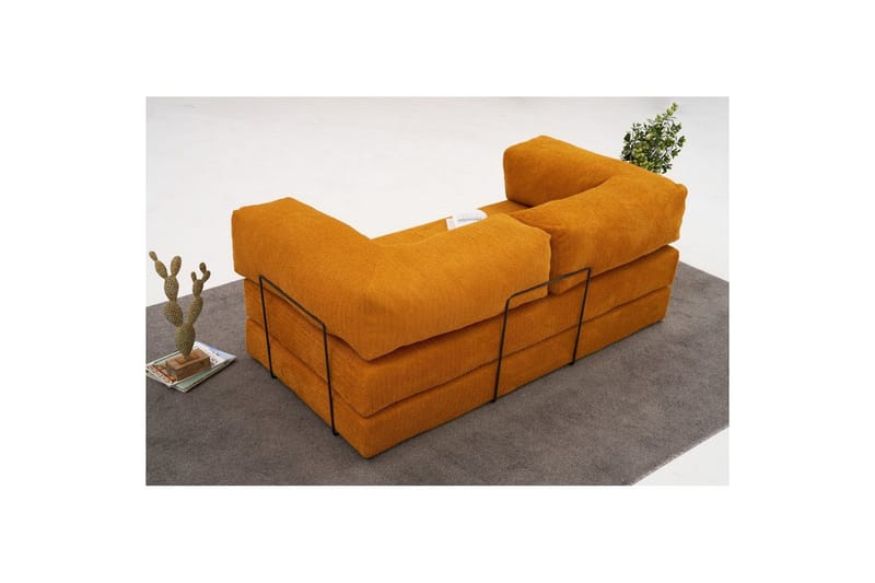 Sufian Bäddsoffa 2-sits - Orange - Möbler - Vardagsrum - Bäddsoffor