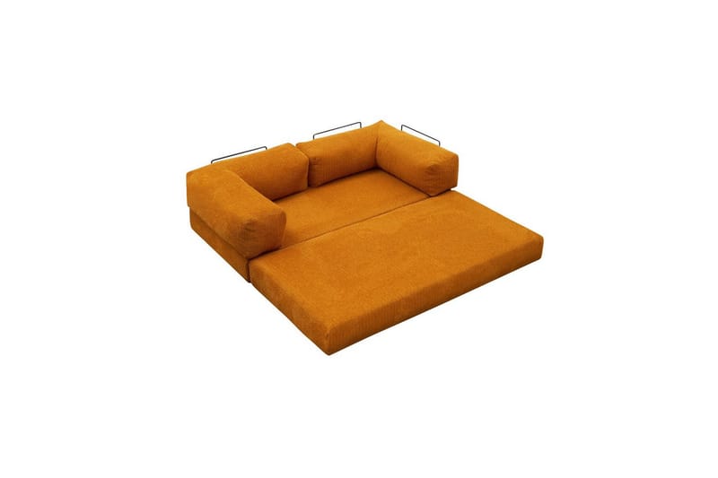 Sufian Bäddsoffa 2-sits - Orange - Möbler - Vardagsrum - Bäddsoffor