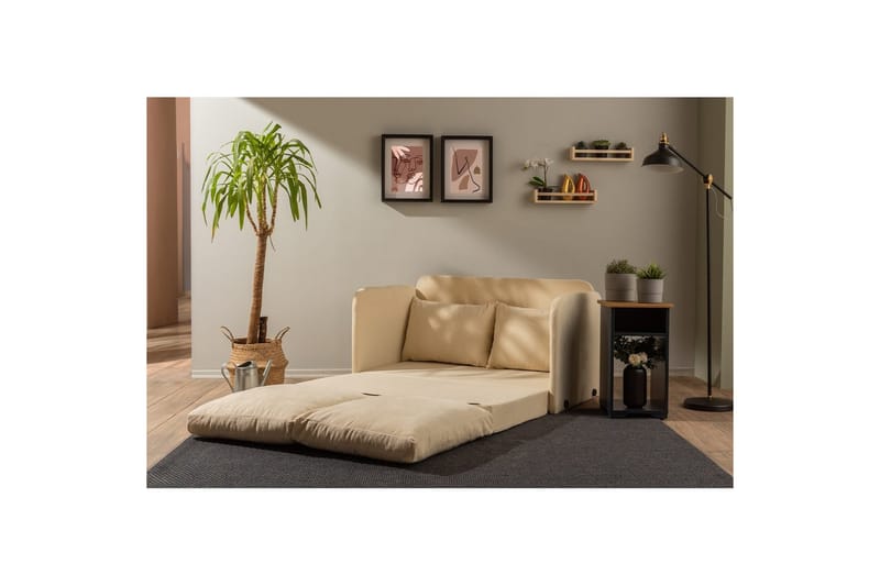 Sufian Bäddsoffa 2-sits - Taupe - Möbler - Vardagsrum - Bäddsoffor