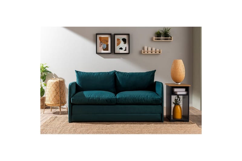 Sufian Bäddsoffa 2-sits - Turkos - Möbler - Vardagsrum - Bäddsoffor