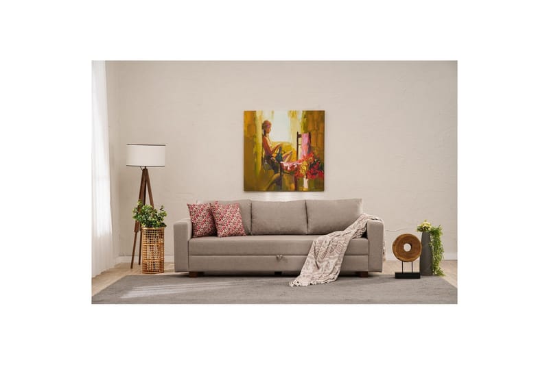 Sufian Bäddsoffa 3-sits - Beige - Möbler - Vardagsrum - Bäddsoffor