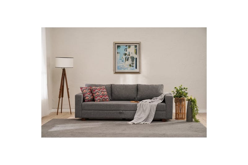 Sufian Bäddsoffa 3-sits - Grå - Möbler - Vardagsrum - Bäddsoffor