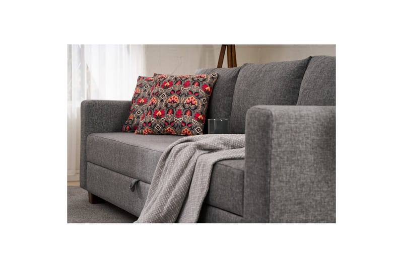Sufian Bäddsoffa 3-sits - Grå - Möbler - Vardagsrum - Bäddsoffor