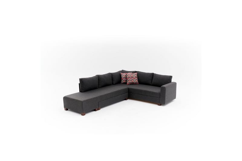 Sufian Hörnbäddsoffa 4-sits - Antracit - Möbler - Vardagsrum - Bäddsoffor - Hörnbäddsoffa