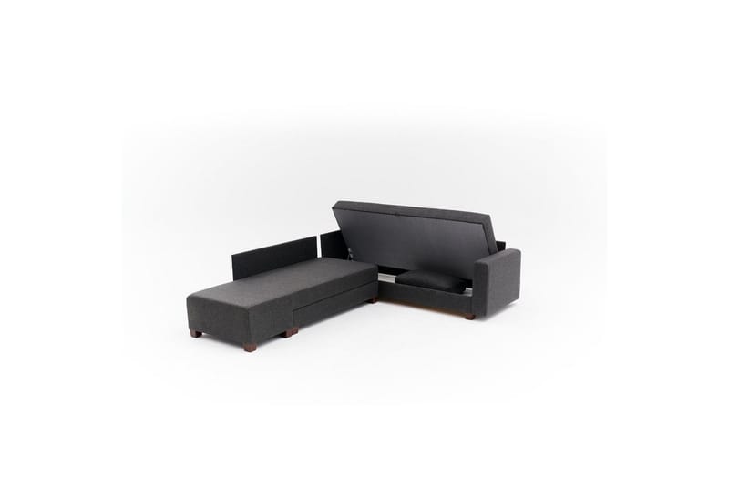 Sufian Hörnbäddsoffa 4-sits - Antracit - Möbler - Vardagsrum - Bäddsoffor - Hörnbäddsoffa