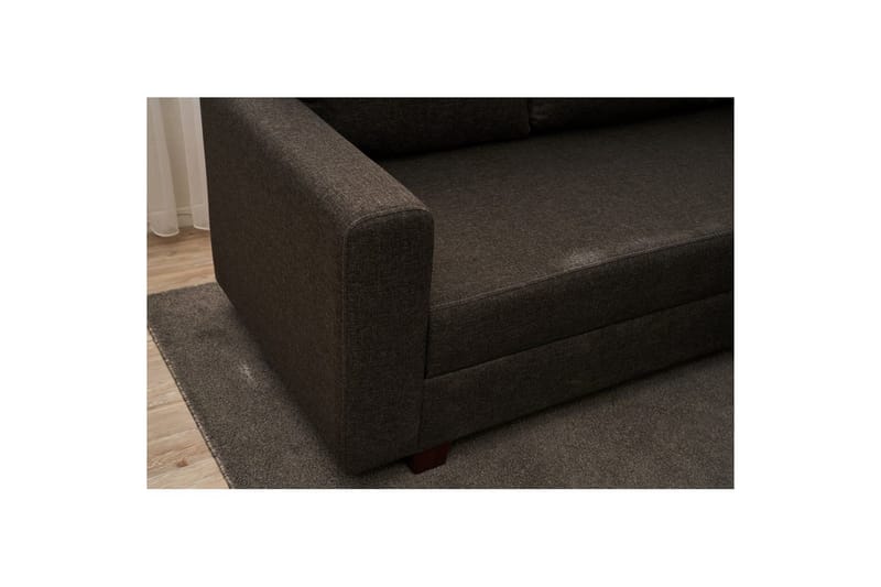 Sufian Soffa med Schäslong 4-sits - Antracit - Möbler - Vardagsrum - Bäddsoffor - Hörnbäddsoffa