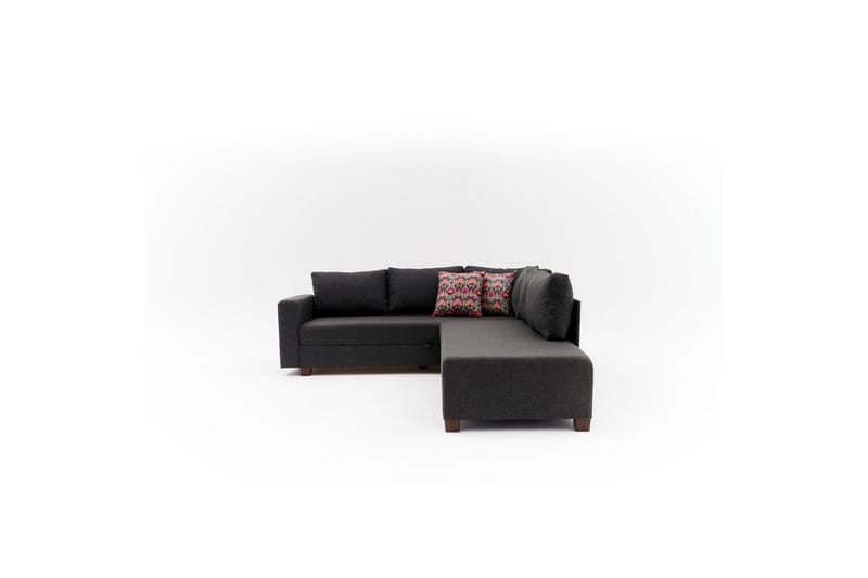 Sufian Soffa med Schäslong 4-sits - Antracit - Möbler - Vardagsrum - Bäddsoffor - Hörnbäddsoffa