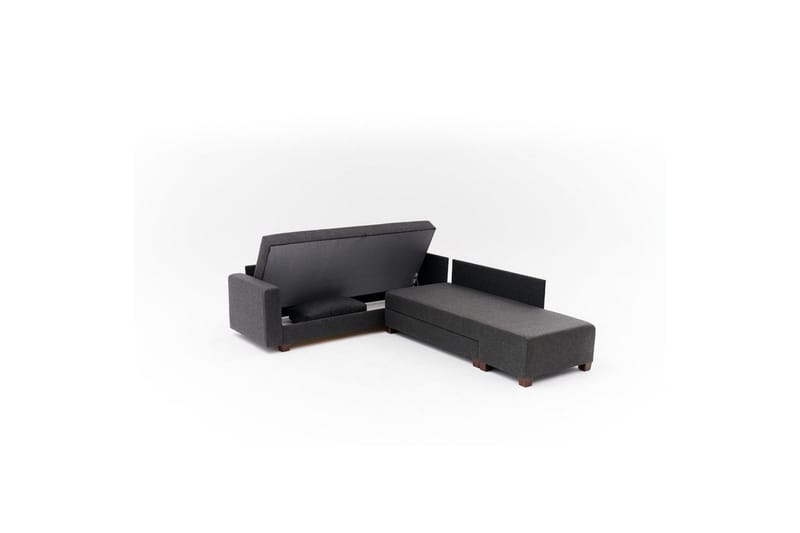 Sufian Soffa med Schäslong 4-sits - Antracit - Möbler - Vardagsrum - Bäddsoffor - Hörnbäddsoffa