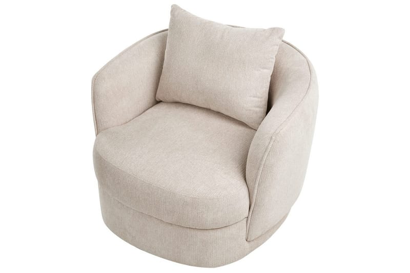 Svängbar fåtölj Andalen - Beige - Möbler - Vardagsrum - Fåtöljer