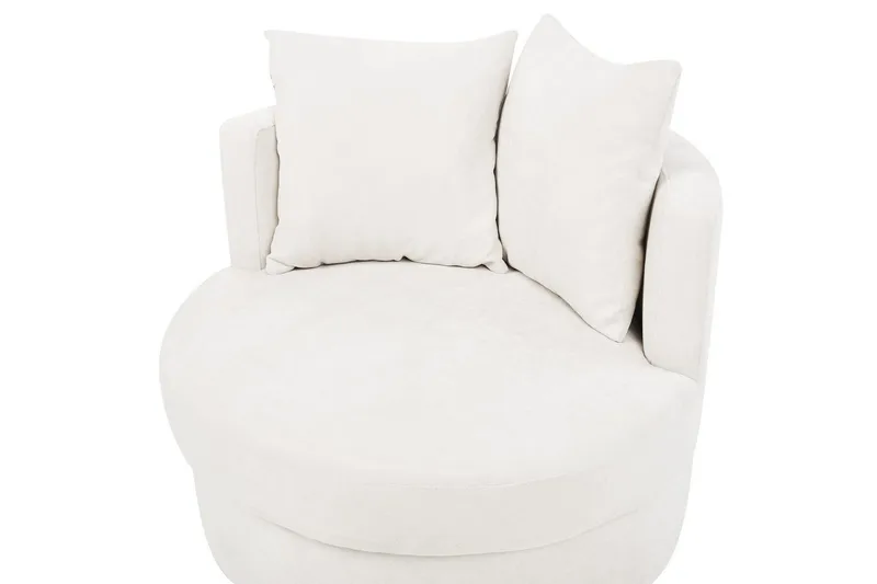 Svängbar fåtölj Dalby - Beige - Möbler - Vardagsrum - Fåtöljer