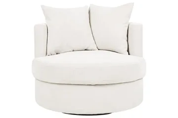 Svängbar fåtölj Dalby - Beige - Möbler - Vardagsrum - Fåtöljer