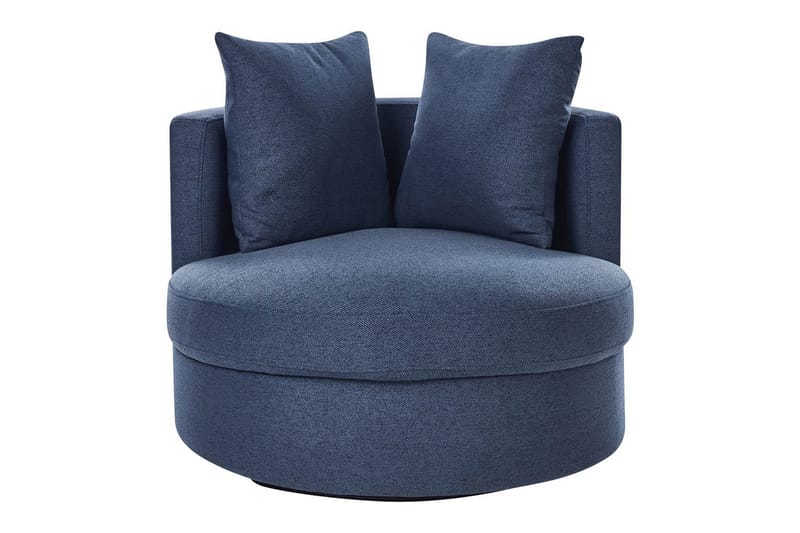 Svängbar fåtölj Dalby - Blå - Möbler - Vardagsrum - Fåtöljer
