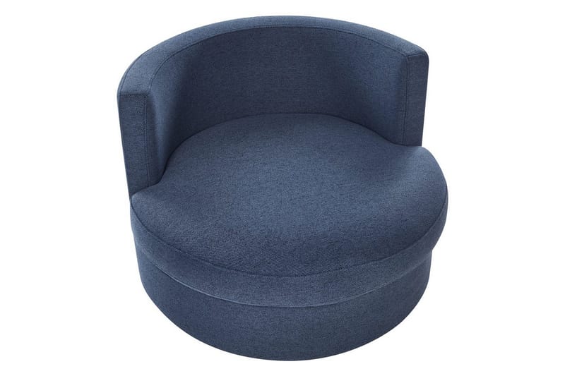 Svängbar fåtölj Dalby - Blå - Möbler - Vardagsrum - Fåtöljer