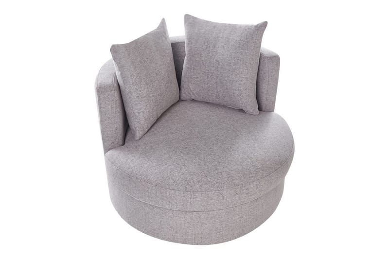 Svängbar fåtölj Dalby - Grå - Möbler - Vardagsrum - Fåtöljer