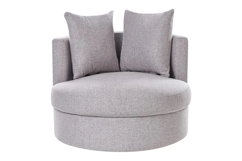 Svängbar fåtölj Dalby - Grå - Möbler - Vardagsrum - Fåtöljer