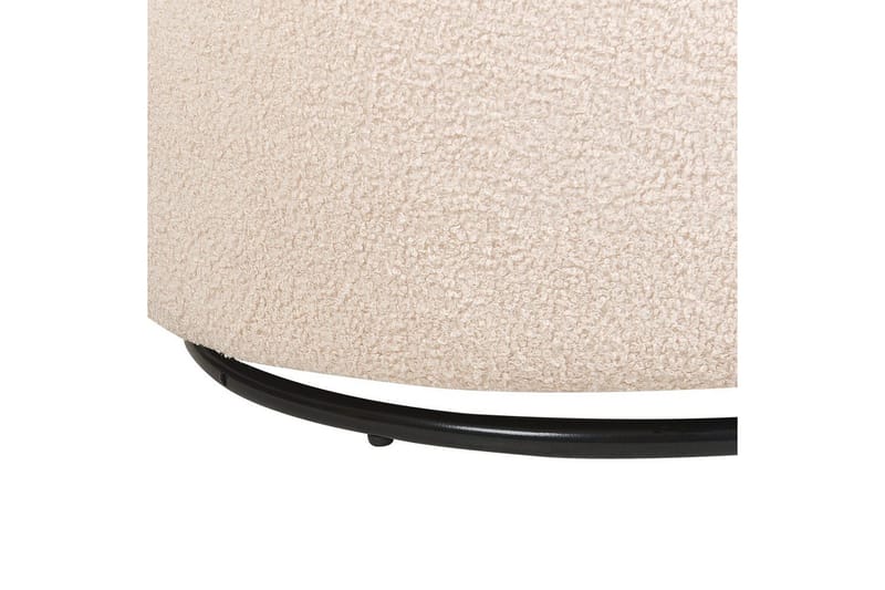 Svängbar fåtölj Davik - Beige, svart - Möbler - Vardagsrum - Fåtöljer