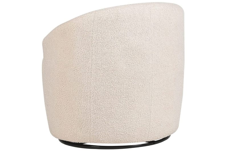 Svängbar fåtölj Davik - Beige, svart - Möbler - Vardagsrum - Fåtöljer