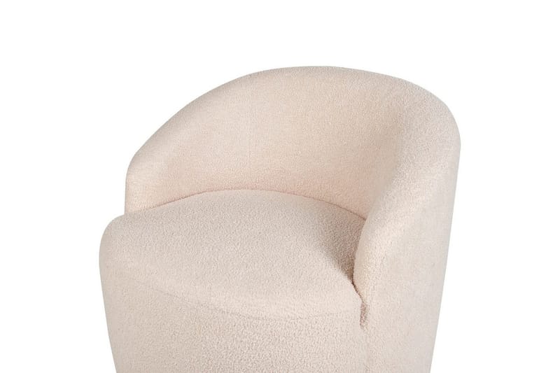 Svängbar fåtölj Davik - Beige, svart - Möbler - Vardagsrum - Fåtöljer