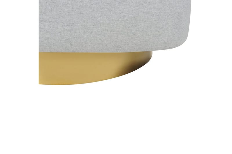 Svängbar fåtölj Lavik - Grå, guld - Möbler - Vardagsrum - Fåtöljer