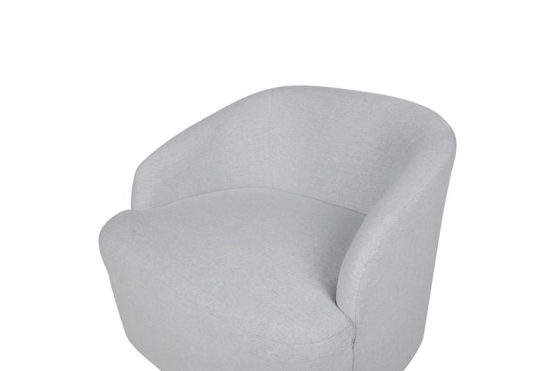 Svängbar fåtölj Lavik - Grå, guld - Möbler - Vardagsrum - Fåtöljer